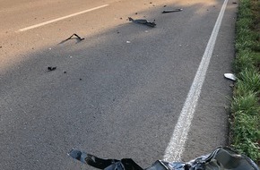 Kreispolizeibehörde Rhein-Kreis Neuss: POL-NE: Unfall im Berufsverkehr - Bundesstraße 230 zeitweilig gesperrt