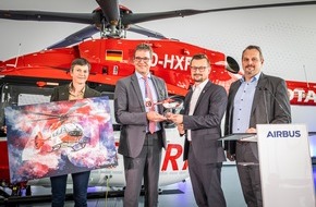DRF Luftrettung: Flottenerneuerung / DRF Luftrettung übernimmt 40. Hubschrauber des Typs Airbus H145