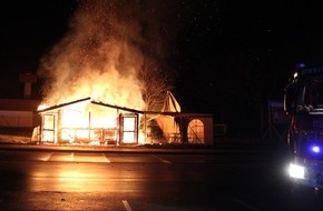 Polizei Minden-L&uuml;bbecke: POL-MI: Ermittlungen nach Imbissbrand