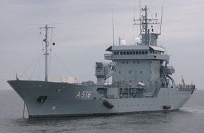 Presse- und Informationszentrum Marine: Marine - Pressemeldung / Pressetermin: Tender "Donau" zurück aus dem Libanon-Einsatz (mit Bild)