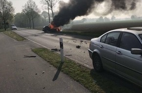 Polizei Coesfeld: POL-COE: Verkehrsunfall mit schweren Personenschaden
 Havixbeck, K1/ Schonebeck 67
Sa., 21.04.2018, 09.56 Uhr