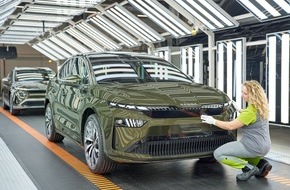 Skoda Auto Deutschland GmbH: Škoda Auto nimmt Produktion des neuen Enyaq und Enyaq Coupé auf