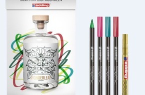 edding Gruppe: Buntmalen statt schöntrinken: Siegfried Wonderleaf bringt erste "Limited Edition" in Kooperation mit edding auf den Markt