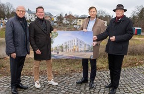 BAUWERT AG: Sieben Wohngebäude und ein zentrales Geschäftshaus für Hohen Neuendorfs neue Mitte: BAUWERT AG startet Bauarbeiten für neues Zukunftsquartier am Wildbergplatz
