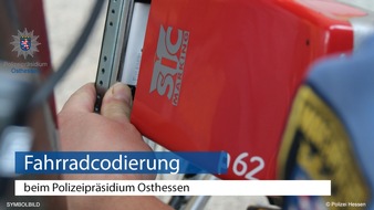 Polizeipräsidium Osthessen: POL-OH: Fahrradcodierung - Neuer Termin
