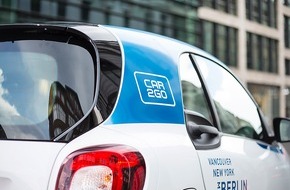 car2go Group GmbH: car2go wächst im weltweiten Carsharing-Geschäft