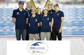 DVAG Deutsche Vermögensberatung AG: Förderung von jungen Talenten im Schwimmen: DVAG-Juniorteam begrüßt fünf neue Mitglieder (FOTO)