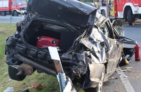 Autobahnpolizeiinspektion: API-TH: PKW von Fahrbahn abgekommen, vier Schwerverletzte *1. Ergänzungsmeldung*