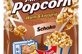 Intersnack Knabber-Gebäck GmbH & Co. KG: Chio Mikrowellen Popcorn Schoko - der schokoladig-leckere Kino-Genuss für zu Hause (FOTO)