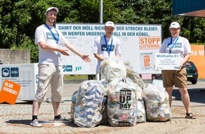 IG saubere Umwelt IGSU: Medienmitteilung: "Raststätte Kölliken Süd: Mit Unterschriften gegen Littering"