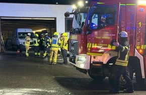 Feuerwehr Detmold: FW-DT: Brennende Matratze