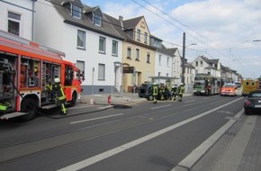 Feuerwehr Mülheim an der Ruhr: FW-MH: Verkehrsunfall mit einer verletzten Person