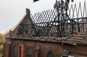 Polizei Duisburg: POL-DU: Neumühl: Brandstiftung führte zu Feuer in ehemaligem St. Barbara-Hospital