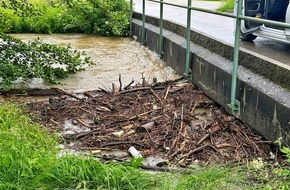 Freiwillige Feuerwehr Stockach: FW Stockach: Unwettereinsätze - Hochwasser
