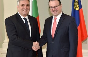 Fürstentum Liechtenstein: ikr: Bulgarischer Vize-Ministerpräsident Kalfin besucht Liechtenstein