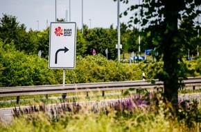 Bundesgartenschau Erfurt 2021 gGmbH: Blumenstadt geht weiter/Blühende Stadteinfahrten begrüßen BUGA-Besucher in Erfurt