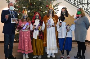 Polizei Essen: POL-E: Sternsinger besuchen das Polizeipräsidium Essen