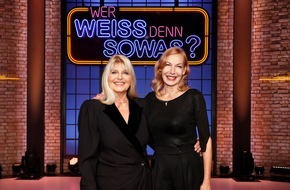 ARD Das Erste: Star-Revue bei "Wer weiß denn sowas?" Marlène Charell spielt gegen Ute Lemper / Das Wissensquiz vom 31. Januar bis 4. Februar 2022, um 18:00 Uhr im Ersten