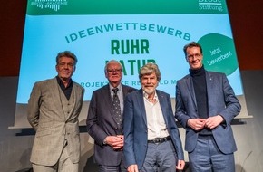 Brost-Stiftung: Brost-Stiftung: Auftakt des Projekts Ruhr Natur mit Podiumsdiskussion und Ideenwettbewerb / Ministerpräsident Hendrik Wüst und Bergsteiger-Legende Reinhold Messner im Gespräch über Umweltschutz