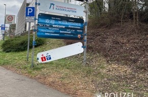 Polizeipräsidium Westpfalz: POL-PPWP: Sachbeschädigung in der Paul-Ehrlich-Straße