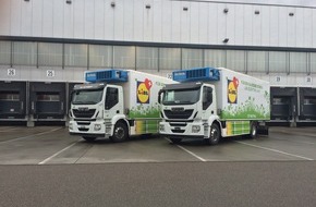 LIDL Schweiz: Lidl Suisse fait don de deux camions électriques à un projet de recherche / " Projet 2nd Life " en collaboration avec la Haute école spécialisée bernoise BFH