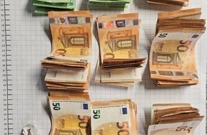 Bundespolizeidirektion Sankt Augustin: BPOL NRW: Bundespolizisten finden über 9.000 Euro in Socke auf