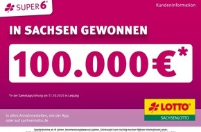 Sächsische Lotto-GmbH: Dreimal Glück mit den Zusatzlotterien bei Sachsenlotto: Gewinne bis 100.000 Euro – und ein Urlaubsupgrade