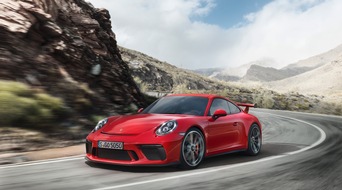 Porsche Schweiz AG: Une 911 pour la route et pour le sport : la nouvelle Porsche 911 GT3 / Première à Genève : moteur atmosphérique plus puissant et châssis emprunté au sport automobile