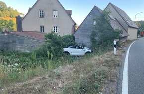 Polizeiinspektion Waldfischbach-Burgalben: POL-PIWFB: Wallhalben Unfall mit hohem Sachschaden