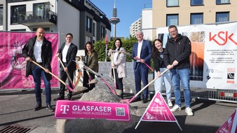 Deutsche Telekom AG: Stadt Frankfurt: Telekom startet Glasfaser-Tiefbau
