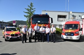 Freiwillige Feuerwehr Olsberg: FF Olsberg: Drei neue Fahrzeuge beim Löschzug Bigge - Olsberg eingeweiht