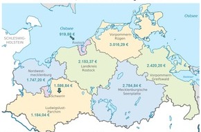 Verband norddeutscher Wohnungsunternehmen e.V.: KORREKTUR: VNW-Direktor Andreas Breitner: "Bei den Müll- und den Wassergebühren gibt es in Mecklenburg-Vorpommern ein deutliches Ost-West-Gefälle"