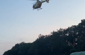 Feuerwehr Hattingen: FW-EN: Reitunfall- Erneuter Einsatz für einen Rettungshubschrauber in Hattingen