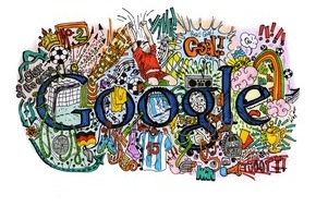 Google Germany GmbH: Google macht Stimmung fürs EM-Finale: Am Sonntag stimmt Google seine Homepage-Besucher mit einem ausgefallenen 'Doodle' auf das Endspiel der Fußball-EM ein