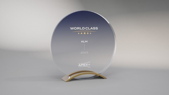 Panta Rhei PR AG: KLM gewinnt APEX World Class Award 2023