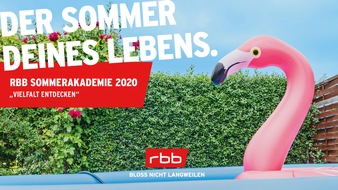 rbb - Rundfunk Berlin-Brandenburg: "Vielfalt entdecken" auf der rbb Sommerakademie für neue Medientalente
