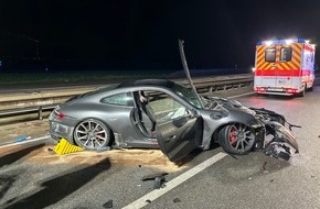Polizeidirektion Bad Kreuznach: POL-PDKH: Verkehrsunfall mit schwer verletztem Unfallbeteiligten und hohem Sachschaden