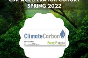 ForestFinance: Pressemeldung: ClimateCarbon ist Teil des Carbon Removal ClimAccelerator
