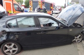 Polizei Minden-Lübbecke: POL-MI: Autofahrt endet in Hauswand