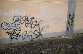 Polizeidirektion Neustadt/Weinstraße: POL-PDNW: Sachbeschädigung durch Graffiti - Tag: BASK