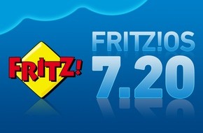 AVM GmbH: FRITZ!OS 7.20 mit noch mehr Performance, Komfort und Sicherheit - über 100 Neuerungen