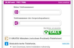 JAJAH Inc.: Presse JAJAH: Du neuf en VoIP - Un service de téléphonie Web d'un genre inédit