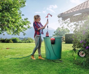 New pumps from Einhell for smart watering in the garden