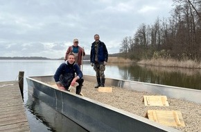 Heinz Sielmann Stiftung: PM: Neue Brutinseln f&uuml;r Flussseeschwalben auf den Gro&szlig; Schauener Seen