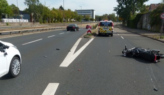 Polizei Minden-Lübbecke: POL-MI: Biker nach Unfall auf der Ringstraße im Klinikum
