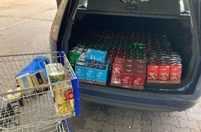 Polizeiinspektion Osnabrück: POL-OS: Wallenhorst: Duo stiehlt über 170 Packungen Kaffee aus Supermarkt - Polizei nahm Tatverdächtigen fest (Foto)