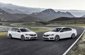 Skoda Auto Deutschland GmbH: Stärkster und schnellster SKODA OCTAVIA RS im neuen Look ab sofort bestellbar (FOTO)