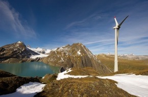 SIG Services Industriels de Genève: Richtfest der höchstgelegenen Windenergieanlage Europas am Gries im Wallis