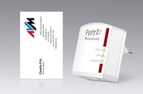 AVM GmbH: Marktstart FRITZ!Powerline 510E und 530E - schnelles Heimnetz aus der Steckdose (BILD)