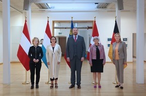 F&uuml;rstentum Liechtenstein: Liechtenstein empf&auml;ngt Gleichstellungsquintett zu Gespr&auml;chen &uuml;ber die Auswirkungen von KI und soziale Medien